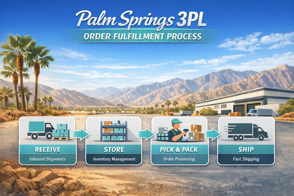 Palm Springs 3PL Order Fullfillment Process